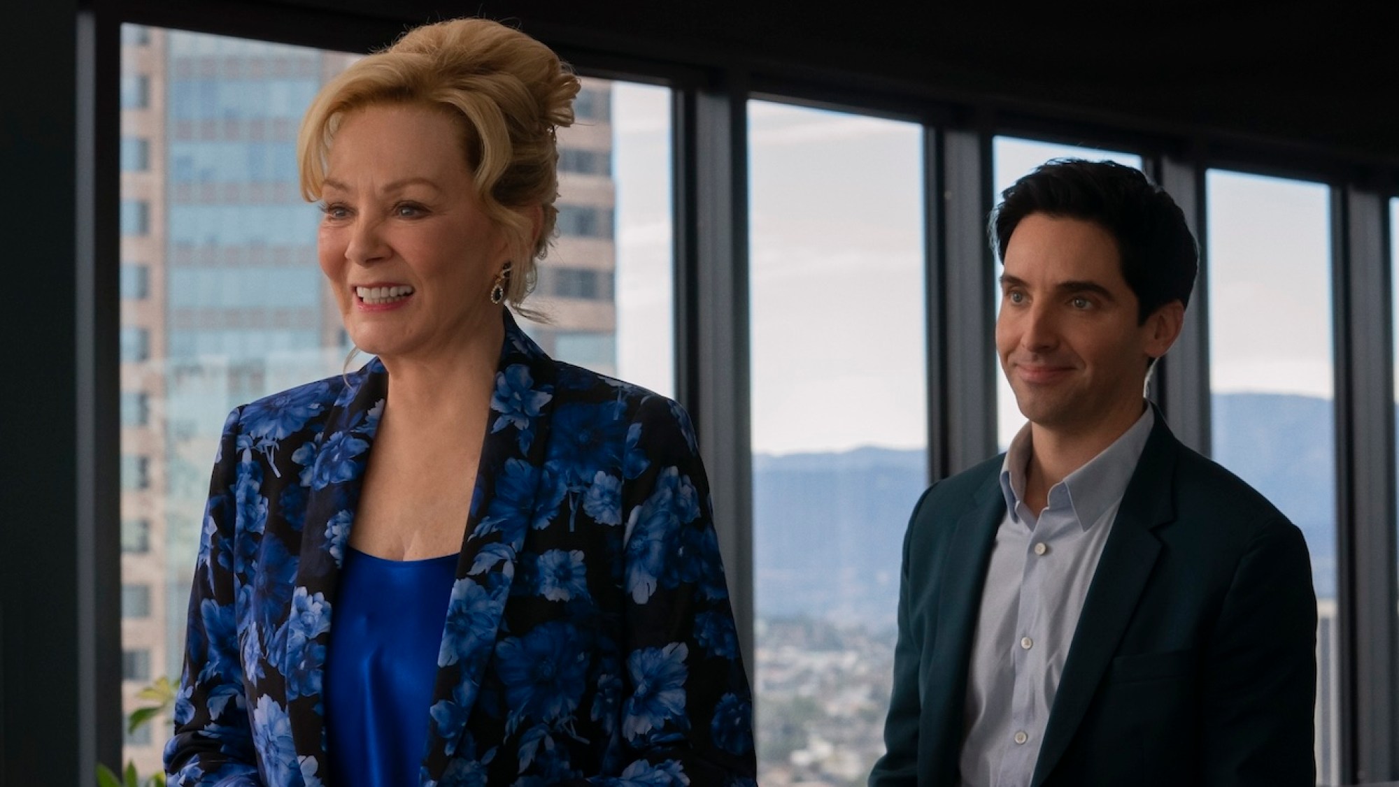 Jean Smart and Paul W. Downs in Hacks season 3